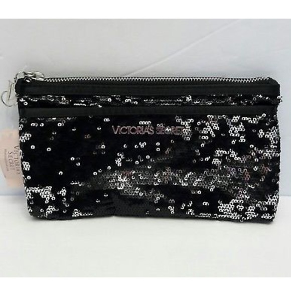 Victoria's Secret Handbags - Victoria’s Secret L E sequins cosmetic bag